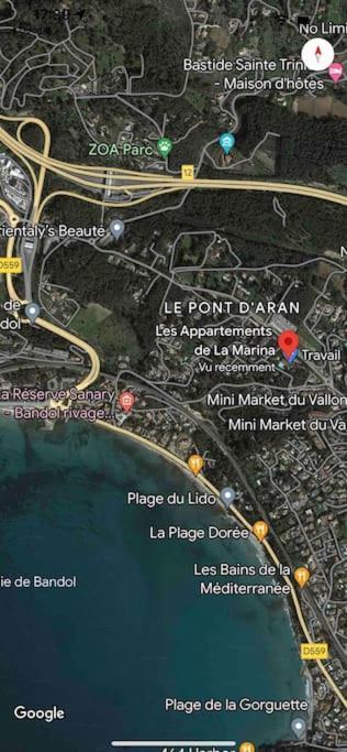 Les Appartements De La Marina Sanary-sur-Mer Exterior foto